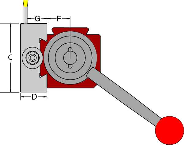 Tool Holder, Revsible Cut-Off, QITP35N