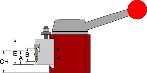 Tool Holder, Revsible Cut-Off, QITP35N