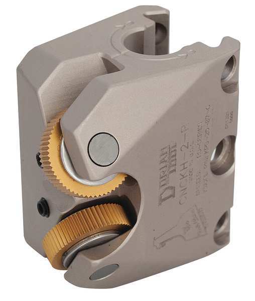 Knurling Tool Head, Lg Dia, Cap 2 In+