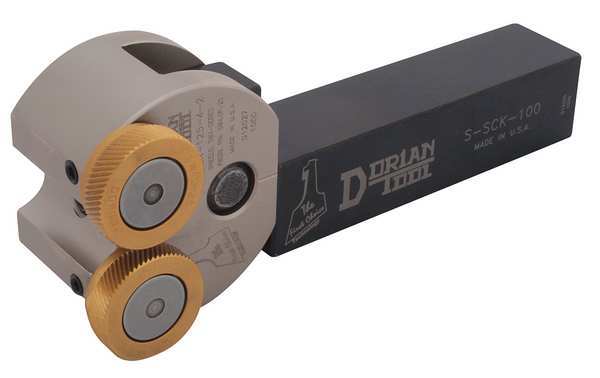 Knurling Tool, Self-Centering, 6 1/8 OAL