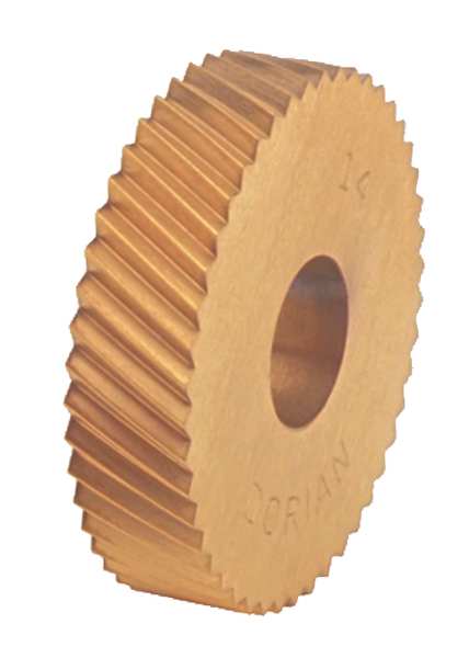 Knurl Wheel, M Series, RH DIAG, 1 In, 35 TPI