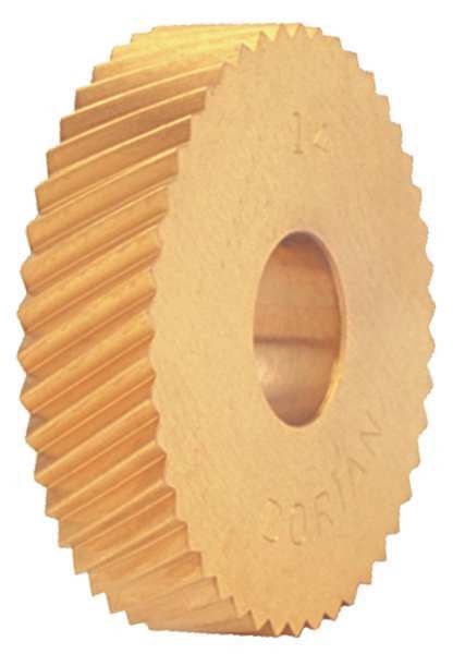 Knurl Wheel, M Series, LH DIAG, 1 In, 35 TPI