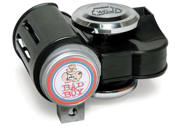 One Piece Horn, Air, Black, Under-Hood