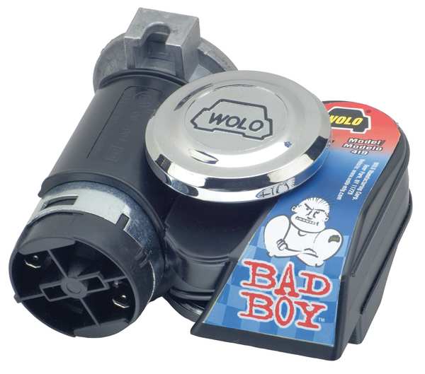 One Piece Horn, Air, Black, Under-Hood