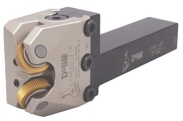 Knurling Tool, Med Dia, 6 3/4 In OAL