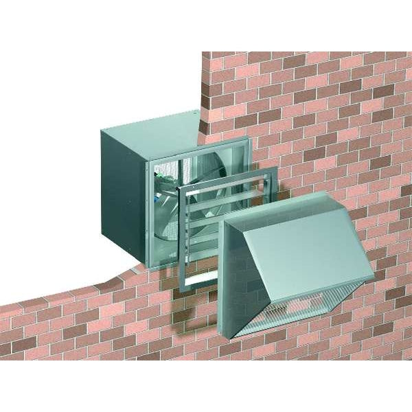 Wall Housing, Galv Steel, For 30 In Fan