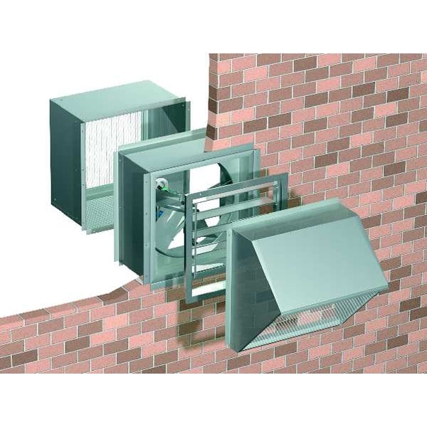 Wall Housing, Galv Steel, For 30 In Fan