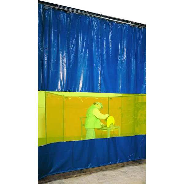Welding Curtain Partition Kit, 10ftx10ft