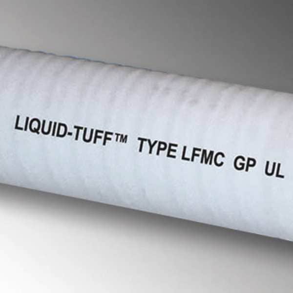 Liquid-Tight Conduit, 1/2 In x 25 ft, Gray