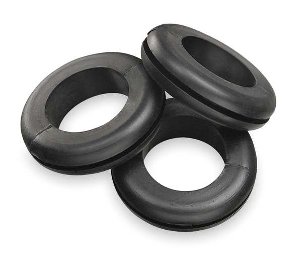 Grommet, Slotted, Inside Dia 3/4 In, PK10