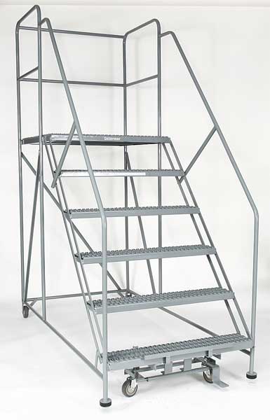 Work Platform, Rolling, Steel, 60 In H