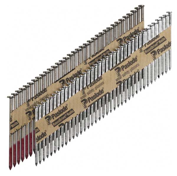 Collated Framing Nail, 2 in L, Not Applicable, Hot Dipped Galvanized, Flat Head, 30 Degrees