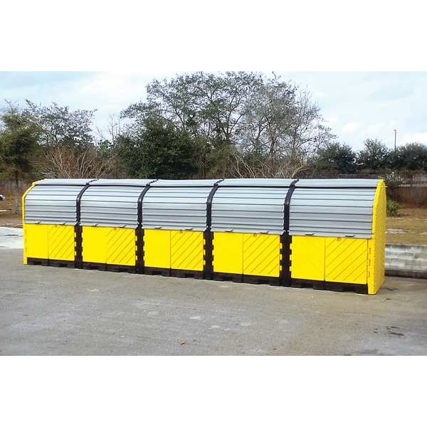Rolltop Drum Spll Contnmnt, 8 Drum