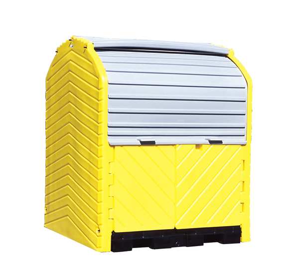 Rolltop Drum Spll Contnmnt, 8 Drums