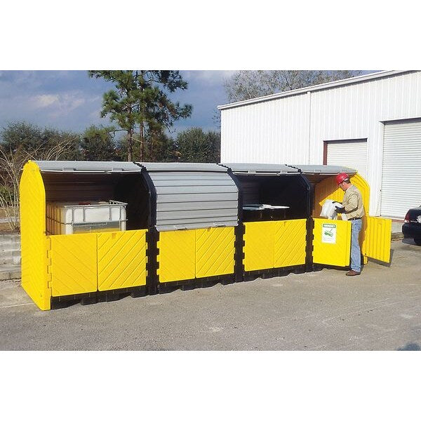 Rolltop Drum Spll Contnmnt, 8 Drum