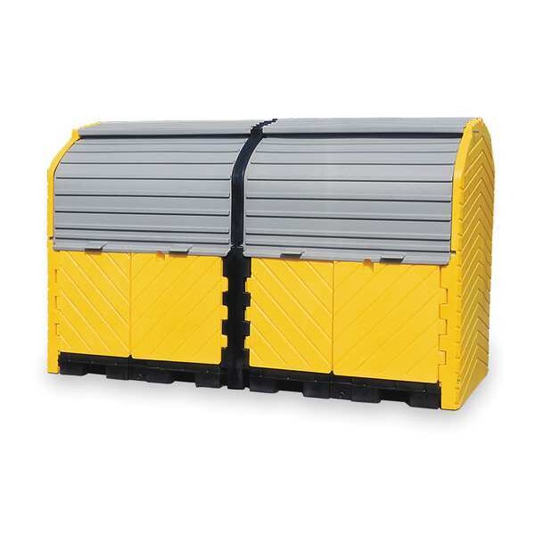 Rolltop Drum Spll Contnmnt, 8 Drum