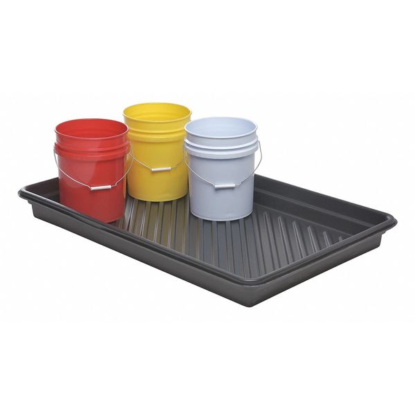 Spill Tray, 30 gal Spill Capacity, Polyethylene