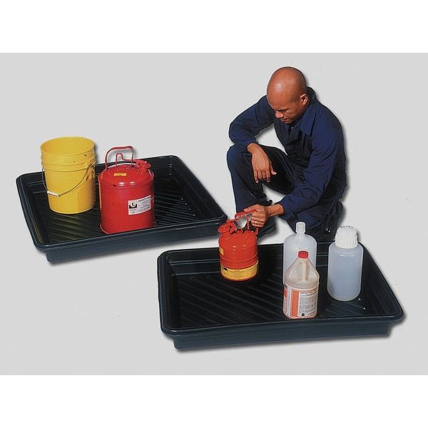 Spill Tray, 30 gal Spill Capacity, Polyethylene