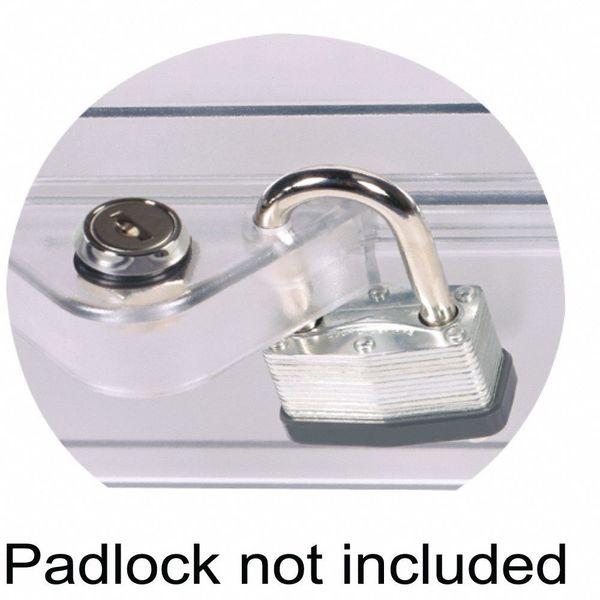 Surface Mount Clear Poly Enclosure w/Lock, 10-7/8