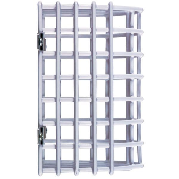 Surface Mount White Coated Steel Motion Detector Guard 7
