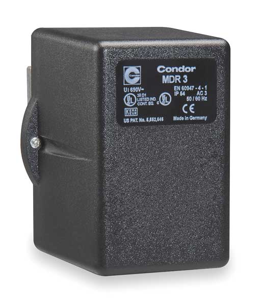 Pressure Switch, (1) Port, 3/8 in FNPT, 3PST, 10 to 90 psi, Standard Action