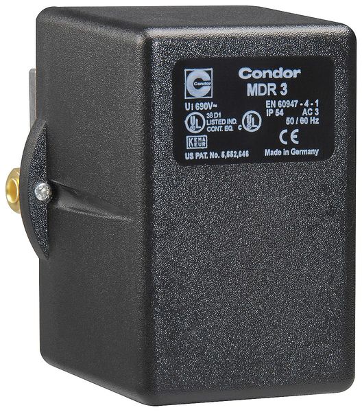 Pressure Switch, (1) Port, 3/8 in FNPT, 3PST, 60 to 232 psi, Standard Action
