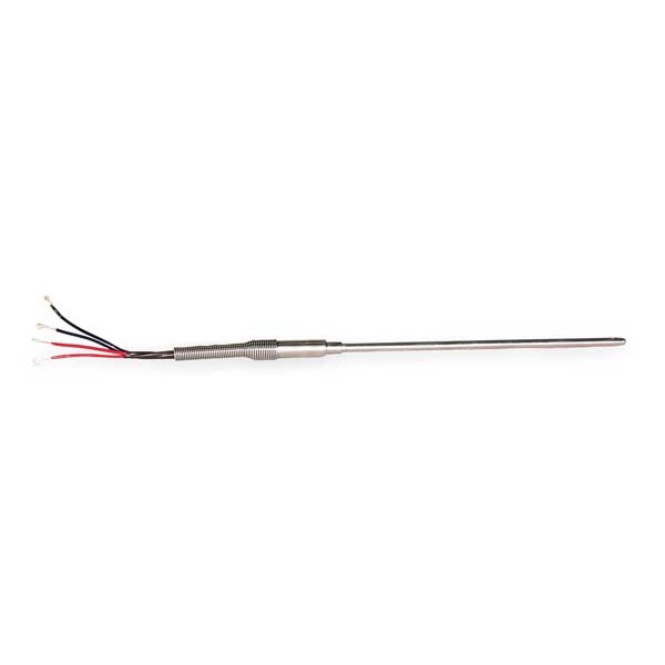 RTD Probe, 100 Ohm, Length 12 In, 1112 F