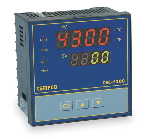 Temp Controller, Prog, 90-264V, Relay2A