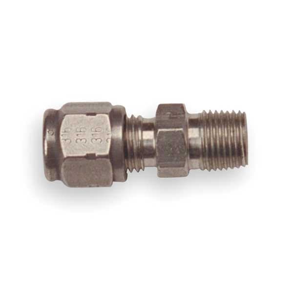 Compression Fitting, Adj, 1/8NPT, L 1/8