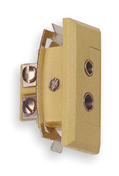 Panel Jack, K, Yellow, Standard Bezel Mount