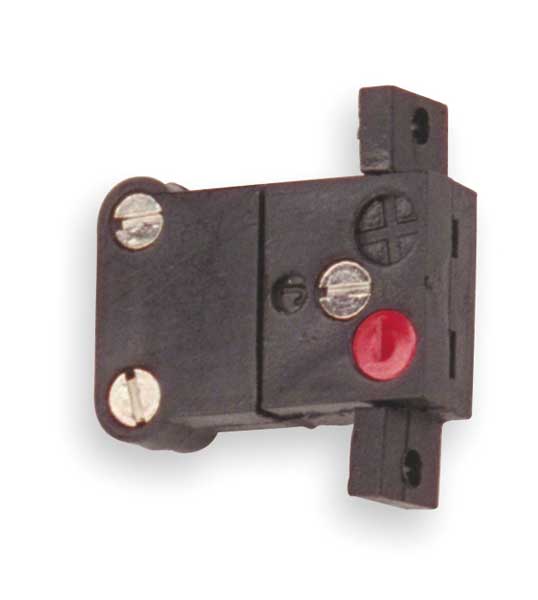 Panel Jack, J, Black, Miniature 2 Pin