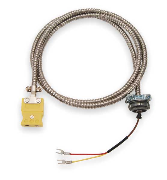 Thermocouple Ext Wire, K, 20AWG, Str, 25Ft
