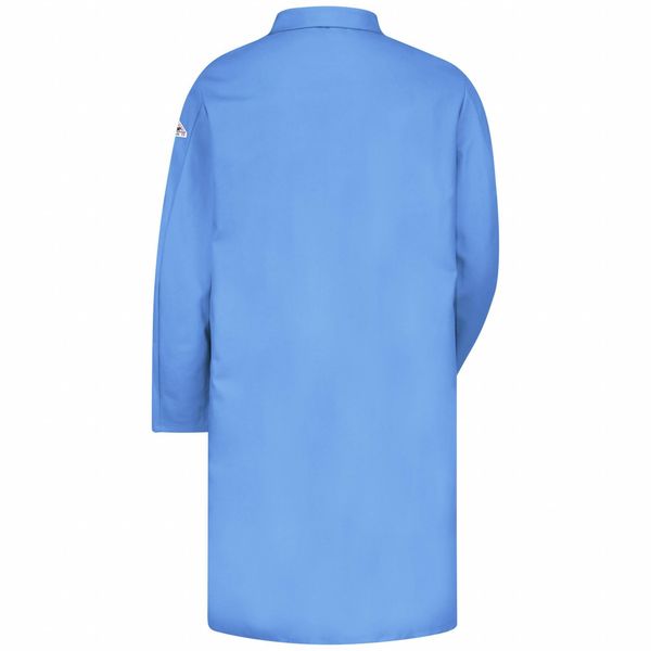 Flame Resistant Lab Coat, Light Blue, Cotton, S