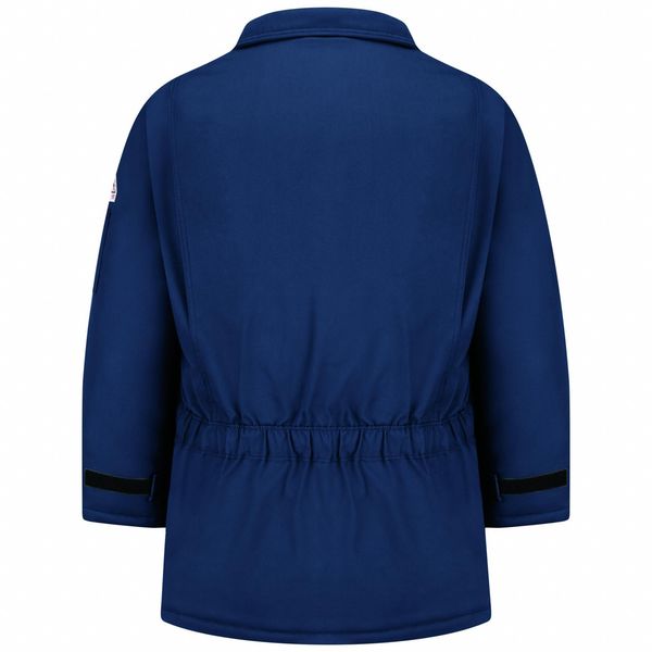 Flame-Resistant Parka, Insulated, Navy, XL