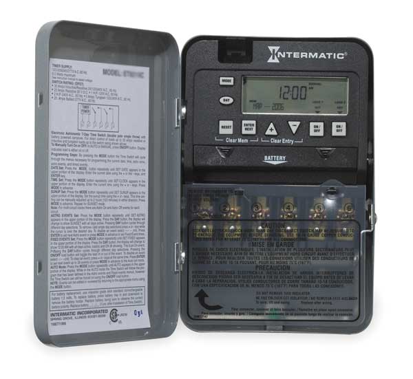 Electronic Timer, 7 Days, SPST
