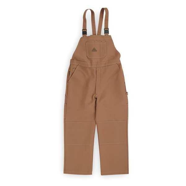 Bib Overalls, Brown, 2XL, 14.6 cal/cm2