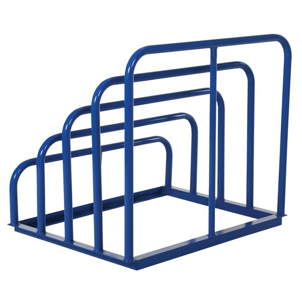 Starter Vertical Sheet Storage Rack, 36 in D, 48 in W, 4 Shelves