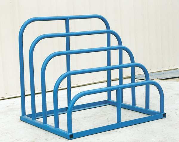 Starter Vertical Sheet Storage Rack, 36 in D, 48 in W, 4 Shelves