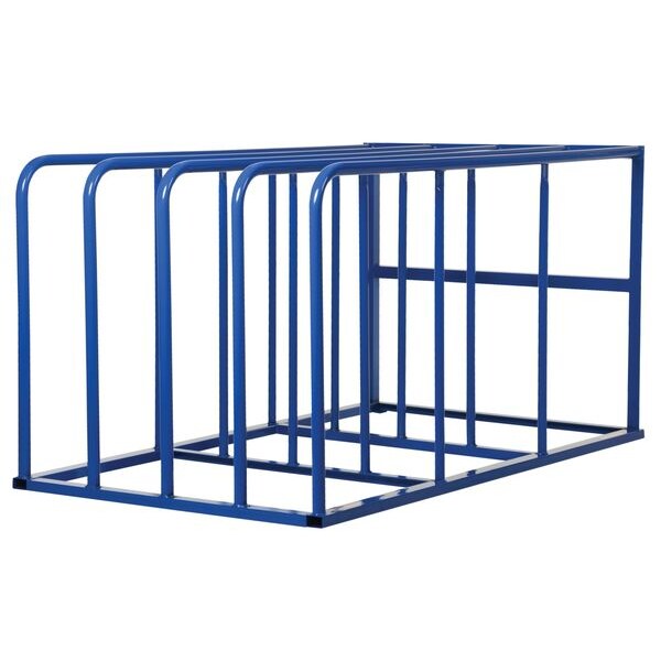 Starter Vertical Sheet Storage Rack, 84 in D, 50 in W, 4 Shelves