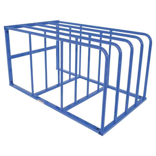 Starter Vertical Sheet Storage Rack, 84 in D, 50 in W, 4 Shelves