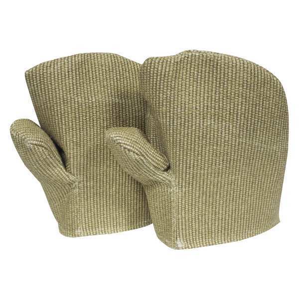 Heat Resistant Mitten, Tan, ZetexPlus, PR