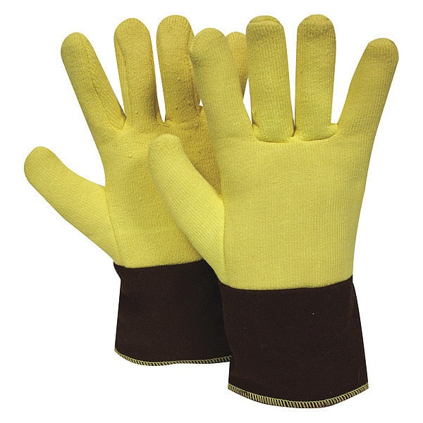 Heat Resist. Gloves, Yellow, XL, PR