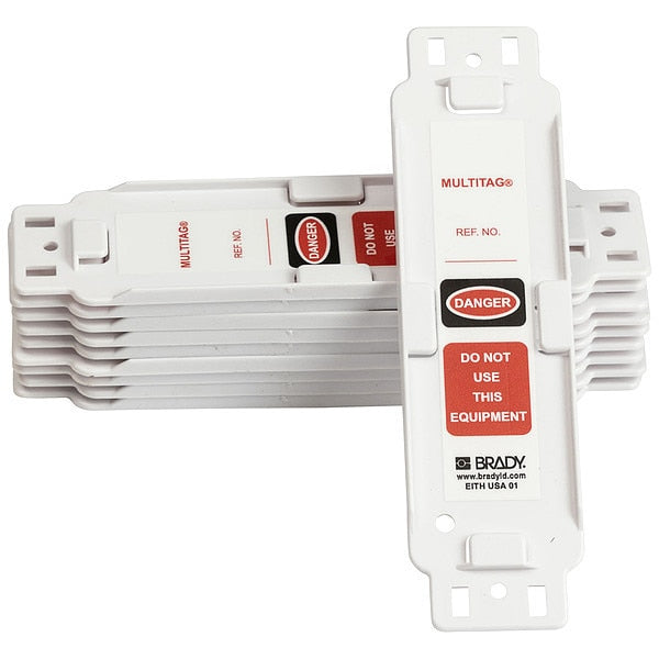 Multitag(r) Hldr, 8-1/4 x 2-1/4 In, PK10