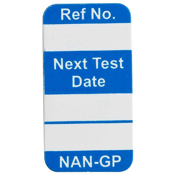 Nanotag(tm) Insr, 1-1/4 x 5/8 In, Bl, PK100