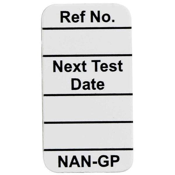 Nanotag(tm) Insr, 1-1/4 x 5/8 In, PK100, NAN-GP W