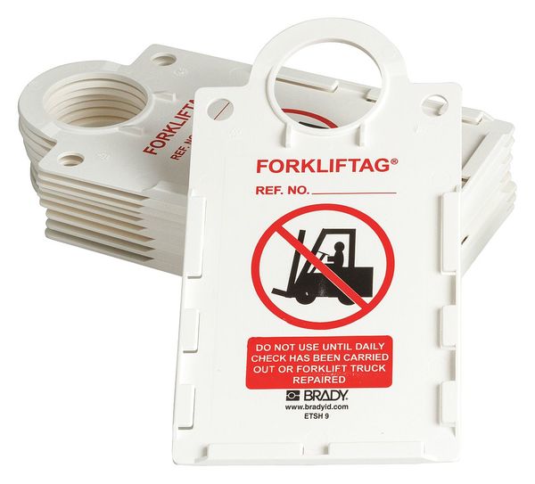 Forklift(TM) Tag Holder 11 1/4 in H, English