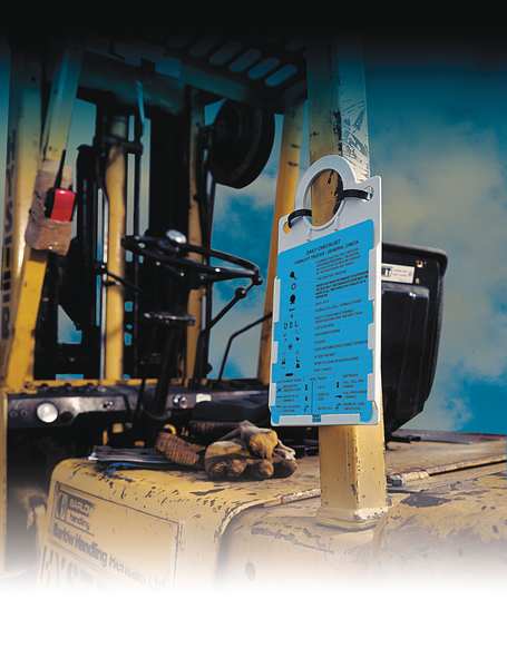 Forklift(TM) Tag Insert 5 3/4 in H, English