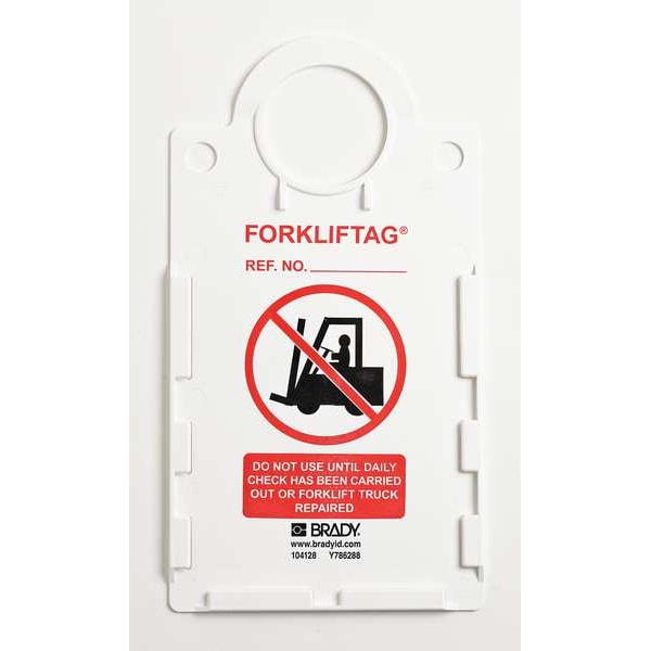 Forklift(TM) Tag Kit 11 1/2 in H, English