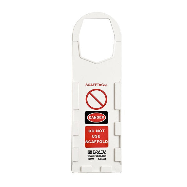 Danger Tag, 11-3/4 x 3-1/2 In, Plstc, PK10