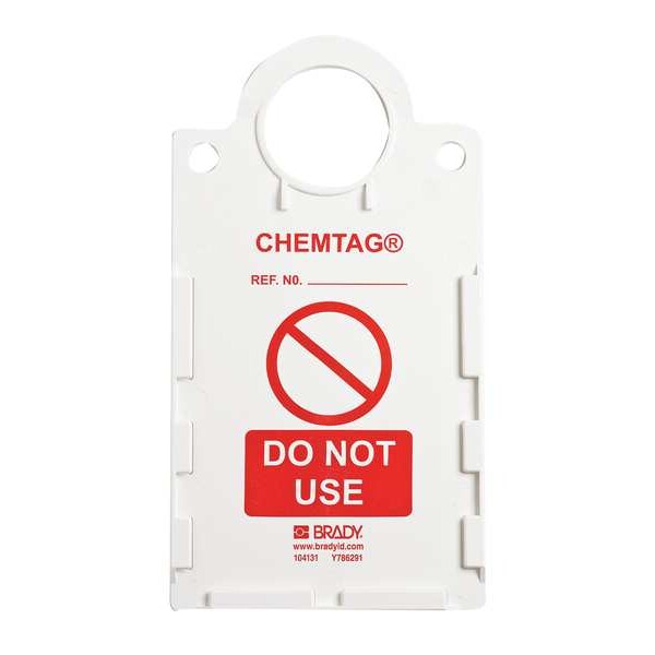 Chemtag(R) Insr, 5-3/4 x 7-5/8 In, PK100